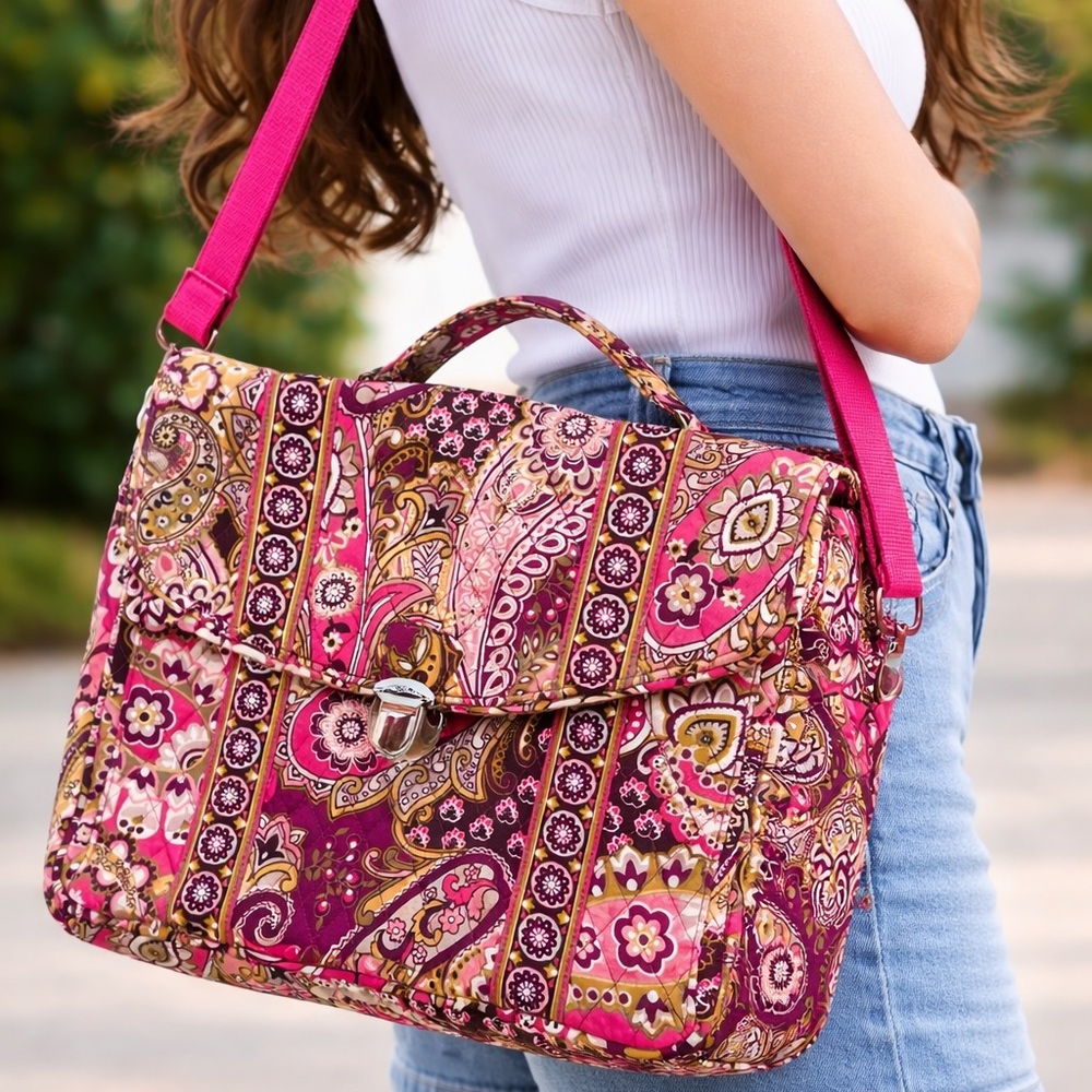 Vera Bradley Attache briefcase/ laptop bag.
